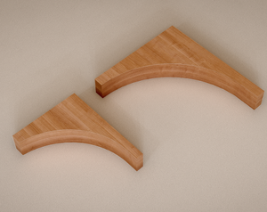Soportes de Madera Maciza (Diseños Tallados a Mano) - Product Image 4