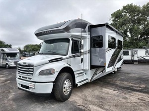Compact Modern RV Motorhome Travel Trailer Road Adventure Vehicle Fully Furnished Stainless Steel <b>Kitchen</b> Bathroom Solar Travel - Product Image 1