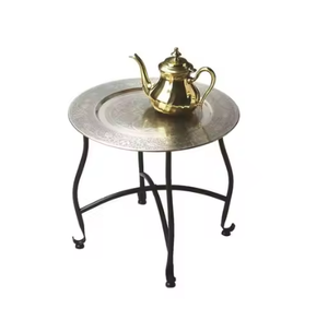 Mesa de centro decorativa, sala de estar redonda, mesas laterales marroquíes para decoración de interiores, mesas laterales de alta demanda, tendencia - Product Image 1