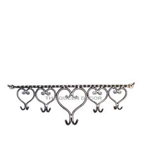 Cintre fixé au mur de finition d'argent de forme unique en aluminium en métal de haute qualité pour l'usage de maison et d'hôtel - Product Image 1