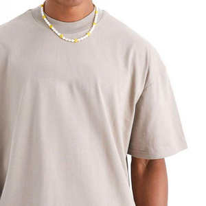 Camiseta de algodón 100% para hombre, ajuste holgado, nuevo estilo, secado rápido, deportes, entrenamiento, ropa activa, camisetas para hombre, venta al por mayor, gimnasio para hombre - Product Image 5