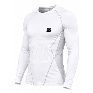 เสื้อรัดกล้ามเนื้อแขนยาวสำหรับผู้ชาย แบบสปอร์ตแวร์ สกรีนลายตามสั่ง เหมาะสำหรับออกกำลังกาย ฟิตเนส วิ่ง เทรนนิ่ง และการฝึกซ้อม - Product Image 2