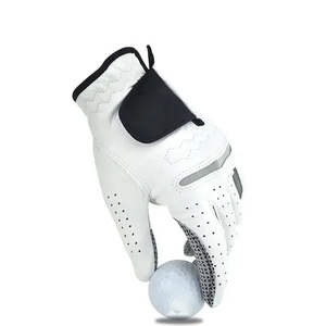 Gants de golf de qualité supérieure pour hommes, main gauche et droite, doux, respirants, en peau de mouton pure, fiables et confortables pour un usage quotidien - Product Image 2