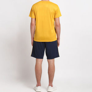 Conjunto Deportivo de Alto Rendimiento en Color Contrastante para Hombre, Camiseta de Gimnasio de Secado Rápido y Transpirable y Pantalones Cortos Deportivos, Uniforme de Equipo, Conjuntos Dobles para Hombre al por Mayor - Product Image 4