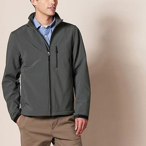 Chaqueta de Invierno Impermeable con Capucha de Lona Premium para Hombre con Logotipo Personalizado, Cuello Alto y Logotipo en la Parte Delantera - Product Image 2