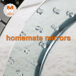 Hot <span class=keywords><strong>Cheal</strong></span> Table console miroir art déco avec cristal flottant - Product Image 3