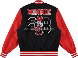 Chaquetas Universitarias Personalizadas para Mujer con Chaquetas Deportivas Chic y Elegantes Chaquetas Universitarias para Chicas Universitarias Letterman - Product Image 3