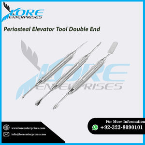 Outil d'ascenseur périosté manuel en acier inoxydable à double extrémité Lore pour source d'alimentation d'implants chirurgicaux dentaires fabriqué au Pakistan - Product Image 6