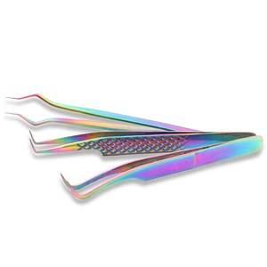 Herramienta Separadora de Pestañas de Acero Inoxidable de Marca Privada, Pinzas de Aislamiento de Pestañas Convenientes, Herramienta Separadora de Pestañas para Injerto - Product Image 5