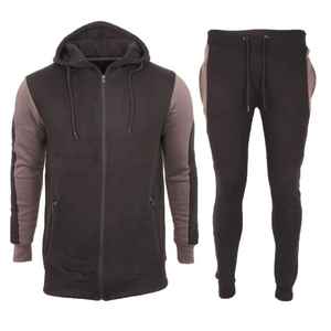 Conjunto Deportivo Informal para Hombre, Chándal de Felpa con Sudadera de Manga Larga y Pantalones, 100% Algodón Ecológico, OEM - Product Image 1