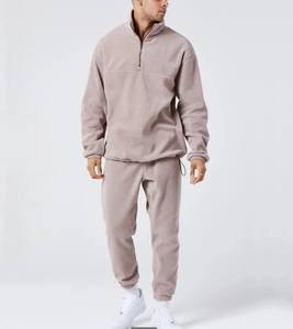 2024 hombres Casual transpirable OEM personalizado peso pesado Jogger pantalones cómodo Polar polar con lona transpirable cómodo - Product Image 3