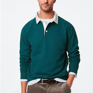 Camiseta de rugby de algodón grueso unisex manga larga estilo 2025 camisetas polo de manga larga Camiseta polo manga larga - Product Image 5