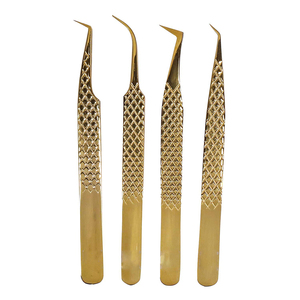 Pince à cils en acier inoxydable fabriquée avec précision avec logo personnalisé Pince à cils gravée au laser - Product Image 1