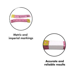 Cinta métrica suave de doble cara para medidas de tela corporal para costura costurera tela a medida cintura artesanía Fitness-cinta métrica - Product Image 4