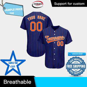 Nouveau Maillot de Baseball Respirant pour Adultes 2024 - Prix de Gros avec Numéros - Maillots Personnalisés Unisexe pour Hommes - Couleur Personnalisée - Product Image 4
