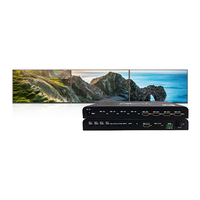 Controlador HDMI 4K60Hz con Entrada HDMI y 4 Salidas HDMI, Múltiples Modos de Empalme, Control por Botones en Panel Frontal, Depuración de Computadora Superior para Proyectos de Video Wall