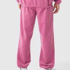 Ensemble survêtement d'hiver pour homme en coton, sweat à capuche et jogging, logo imprimé personnalisé, coupe ajustée, fitness, deux pièces, respirant, taille XL - Product Image 3