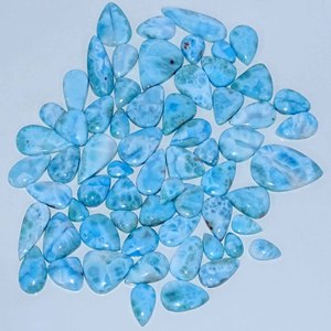 AAA + alta calidad Natural Larimar piedra preciosa suelta cabujón piedra preciosa suelta mezcla forma y tamaño Larimar piedra preciosa para la fabricación de joyas - Product Image 5