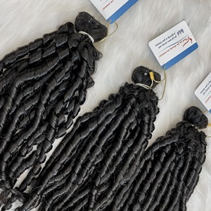 Crépus Bouclés Paquets de Cheveux Vietnamien Cheveux Humains Vierge Trame Extensions de Cheveux En Gros Nouvelle Tendance Chaude Texture - Product Image 2
