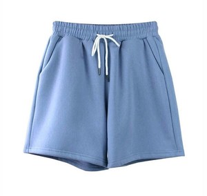 Shorts de survêtement décontractés pour hommes, 100 % coton, taille mi-haute, style streetwear, personnalisables en gros - Product Image 3