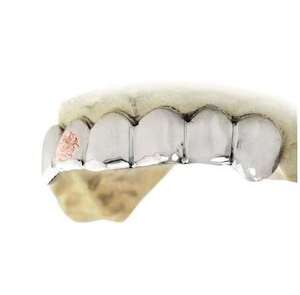 Joyería Hip Hop para Hombre de Alta Calidad, Plata de Ley 925 con Baño de Rodio, Grillz de Una Sola Pieza, Personalizable, con Piedra Morganita - Product Image 3