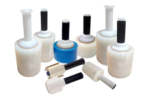 Venta Directa de Fábrica: Film Estirable Manual para Palets, Semirrígido, Impermeable, Grado Industrial, con Mango de Plástico Duradero, PE/VMPET/BOPP Opaco - Product Image 1