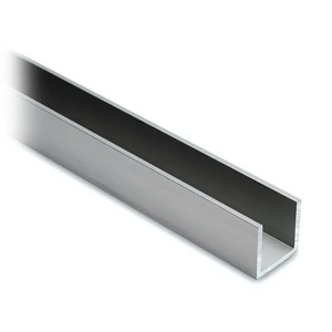 Profils de canal en U en aluminium modernes personnalisés de la série 6000 anodisés pour les services de coupe de personnalisation de taille de cadres de mur de verre - Product Image 5