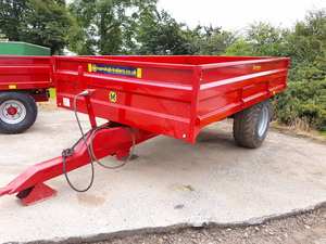 Hot Selling 4 <b>Wheel</b> 8 Ton Tipping <b>Trailer</b> <b>for</b> Farm Used Attached With Tractor/Hydraulic Dump 8 Ton <b>Trailer</b> - Product Image 3