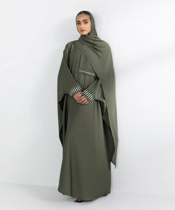 Meilleur modèle personnalisable Abaya pour femmes fabriquée au Pakistan Grande taille Robes pour femmes à bas prix Vente en gros Options de personnalisation OEM - Product Image 1