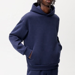 Hoodie manufacturer bulk thick cotton oversize <b>pullover</b> plain hooded sweatshirt custom heavyweight fleece hoodies for <b>men</b> - Product Image 3