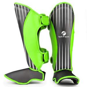 Protège-tibias personnalisé de style nouveau, vente chaude, meilleure qualité, protège-tibias et protège-pieds imprimés, cuir véritable, protège-tibias de Muay Thai - Product Image 4