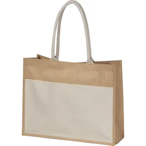 Sacs écologiques personnalisés ANA, sacs en jute promotionnels avec gadgets personnalisés - Product Image 1