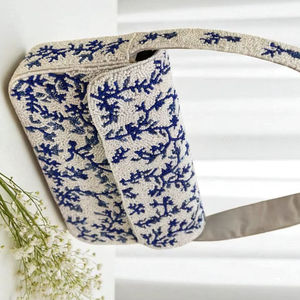 กระเป๋าอะคริลิคสำหรับผู้หญิงด้ามจับเป็นวงกลมทำจากเรซินกระเป๋าถือลูกปัดโปร่งใสงานแฮนด์เมดสำหรับงานแต่งงาน/ตอนเย็น/ปาร์ตี้ - Product Image 1