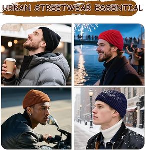 Bonnet en tricot chaud chapeau d'hiver unisexe bonnet épais et souple Logo personnalisé OEM ODM offre en gros à l'usine - Product Image 5