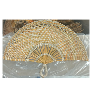 Wholesale Decorative Seagrass Hand Fan Handmade Eco Home Decoration - Product Image 3
