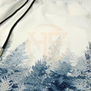 กางเกงขาสั้นตาข่ายสำหรับผู้ชายแห้งเร็วกางเกงขาสั้นผ้าตาข่ายคุณภาพสูง - Product Image 5