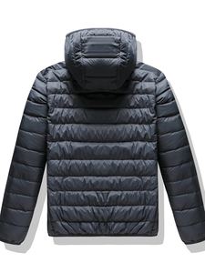 Chaqueta de bombardero de invierno impermeable personalizada de color sólido en blanco simple de nuevo diseño de suministro de fabricante pakistaní para hombres - Product Image 4