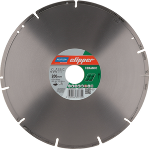 ใบเลื่อยเซรามิก Norton Clipper Diamanttrennscheibe Classic ขนาด 200 มม. รูเจาะ 30/25.4 มม. ความกว้างเซกเมนต์ 1.7 มม. ความกว้าง 7 มม. - Product Image 3