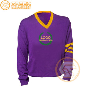 Personnalisé Omega Acrylique Brodé Cardigan Fraternité Haute Qualité Grec Psi hommes Respirant Chandails Sororité Cardigans - Product Image 6