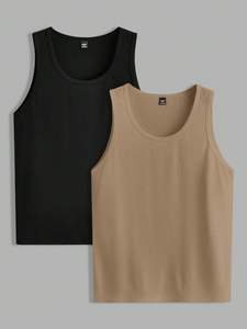 Nouveaux débardeurs sans manches pour hommes, séchage rapide, respirants, en coton et bambou tricoté, vêtements de sport fitness, débardeurs de sport de plein air - Product Image 4