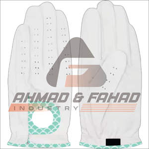 Gants de golf pour hommes personnalisés avec logo 2025, en cuir Cabretta véritable super doux, respirants, de qualité supérieure, blancs, pour le sport, nouveauté - Product Image 3