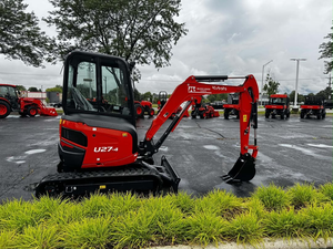 Nouvelles mini-excavatrices Kubota U27-4 de 2 tonnes et 2,7 tonnes avec pince hydraulique et accessoires marteau hydraulique en bon état - Product Image 3