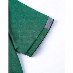 เสื้อผ้ากีฬา INDEX สำหรับผู้ชาย ทรงพอดีตัว ผ้าไม่เป็นขุย ระบายอากาศได้ดี แขนสั้น สีพื้น สไตล์ลำลอง สำหรับเสื้อเชิ้ต ผ้าโพลีเอสเตอร์/คอตตอน 180 กรัม ไซส์พลัส - Product Image 5