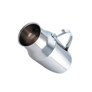 Pot urinaire masculin en acier inoxydable pour les soins hospitaliers, récipient de collecte d'urine manuel réutilisable pour une utilisation hygiénique - Product Image 3