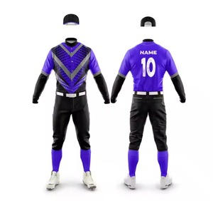 Ropa de béisbol personalizada OEM uniforme de béisbol unisex cómodo con el último diseño impreso ropa de equipo - Product Image 2