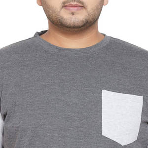 Camiseta de talla grande de alta calidad para hombre 100% algodón orgánico con logotipo personalizado e impresión gráfica Pida ahora - Product Image 6