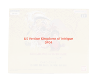 Boîte de boosters scellée 0P-04 Kingdoms of Intrigue TCG, cartes à collectionner d'anime avec cartes foil rares