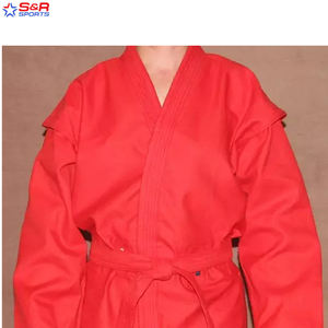 เครื่องแบบ Sambo ชุดคอตตอน100% สำหรับมืออาชีพเครื่องแบบศิลปะการต่อสู้โลโก้ตามสั่ง - Product Image 6