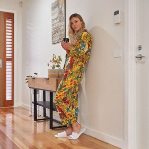 Pyjama Floral pur coton PJ ensemble vêtements de nuit doux coton nuit costume cadeau pour elle demoiselle d'honneur Pj Lounge Wear - Product Image 3