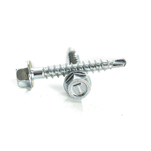 Hex Washer Head Self Drilling <b>Screw</b> / Galvanized Self Tapping <b>Screw</b> Carbon Steel Inch High Quality Class 4.8 & 6.8 Coarse Thread - Product Image 1